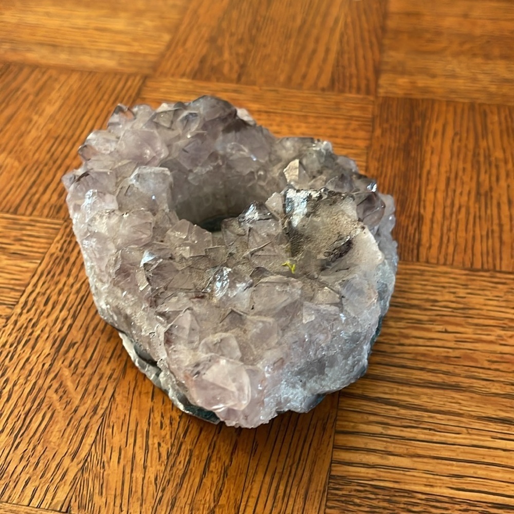 Amethyst Crystal Candle Holder - Picture 4 of 6
